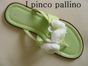 画像1: sale【I PINCO PALLINOイピンコパリーノ】フラワーサンダル30〜35（19〜21.5）