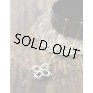 画像: 【Clover】クロバー・ちいさなてしごと/タティングレースのネックレス 