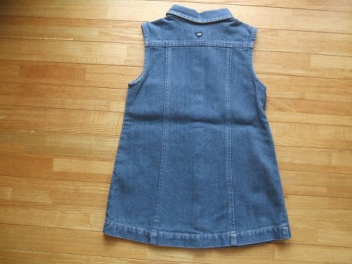 画像: sale【LiliGaufretteリリーゴーフレット】4歳デニムジャンバースカート