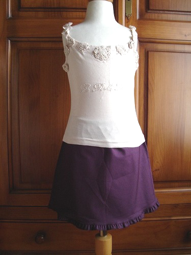 画像: sale【Bonpointボンポワン】フリル裾のスカート6歳